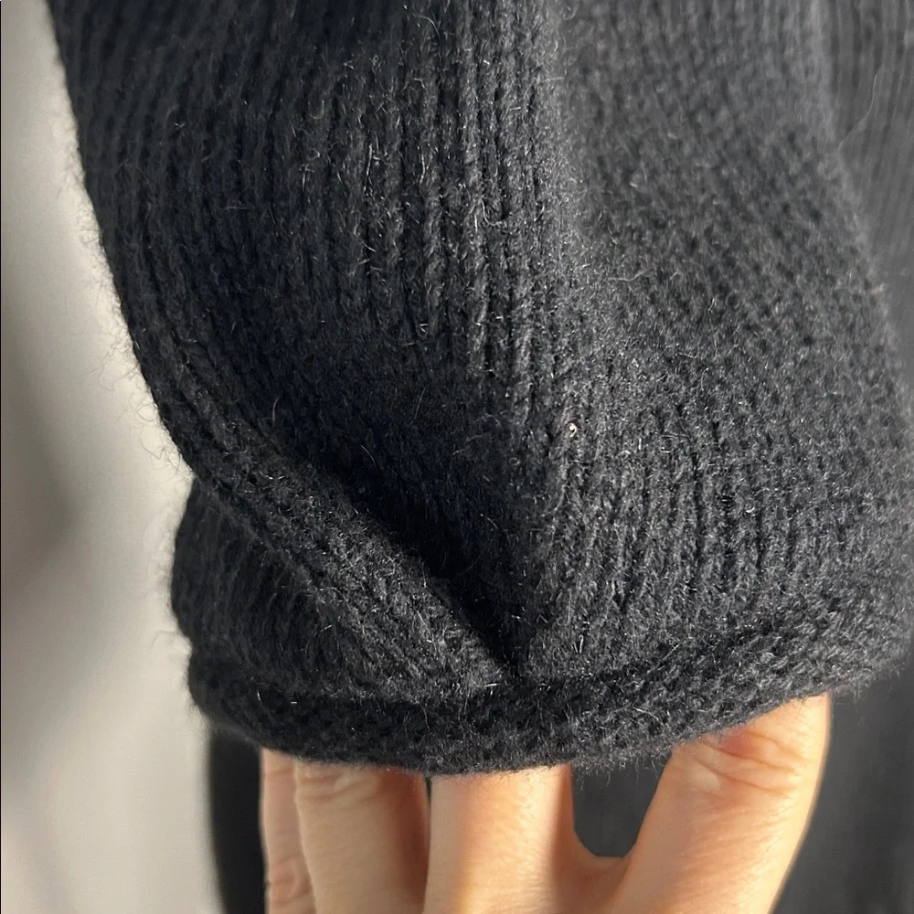 LOFT Black round neck sweater sz S